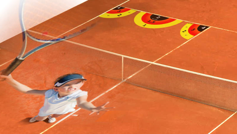 Tennis - Aufschlagwettbewerb