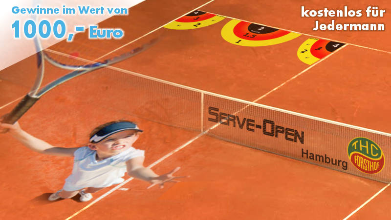 Tennis - Aufschlagwettbewerb